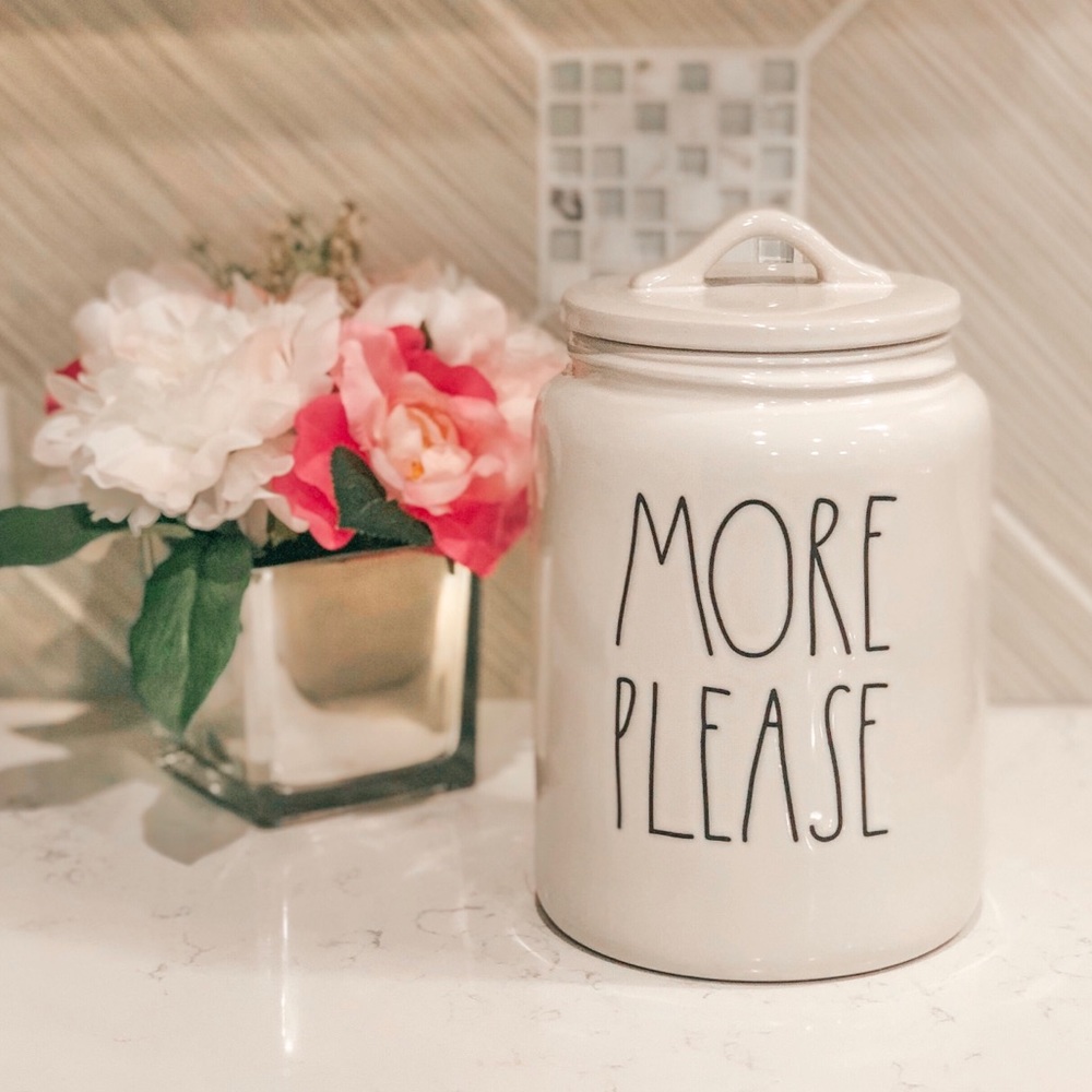 Rae Dunn “More Please” Canister